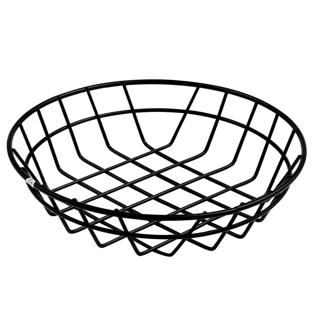 American Metalcraft WIB80 8" Wire Basket, Black