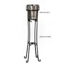 American Metalcraft WICS34 32 1/4" Champagne Stand, Wrought Iron thumbnail 2