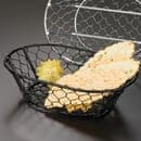 American Metalcraft WIR4 Wire Basket, 9 1/2" x 2 1/2", Black thumbnail 6