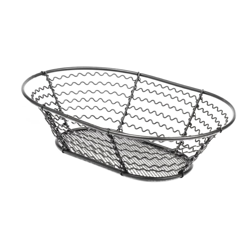 American Metalcraft WSB69 Basket w/ Wavy Side, 6x9", Mesh