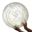 American Metalcraft WSP15 15 7/8" Round Translucence Platter - White Swirl Resin thumbnail 2