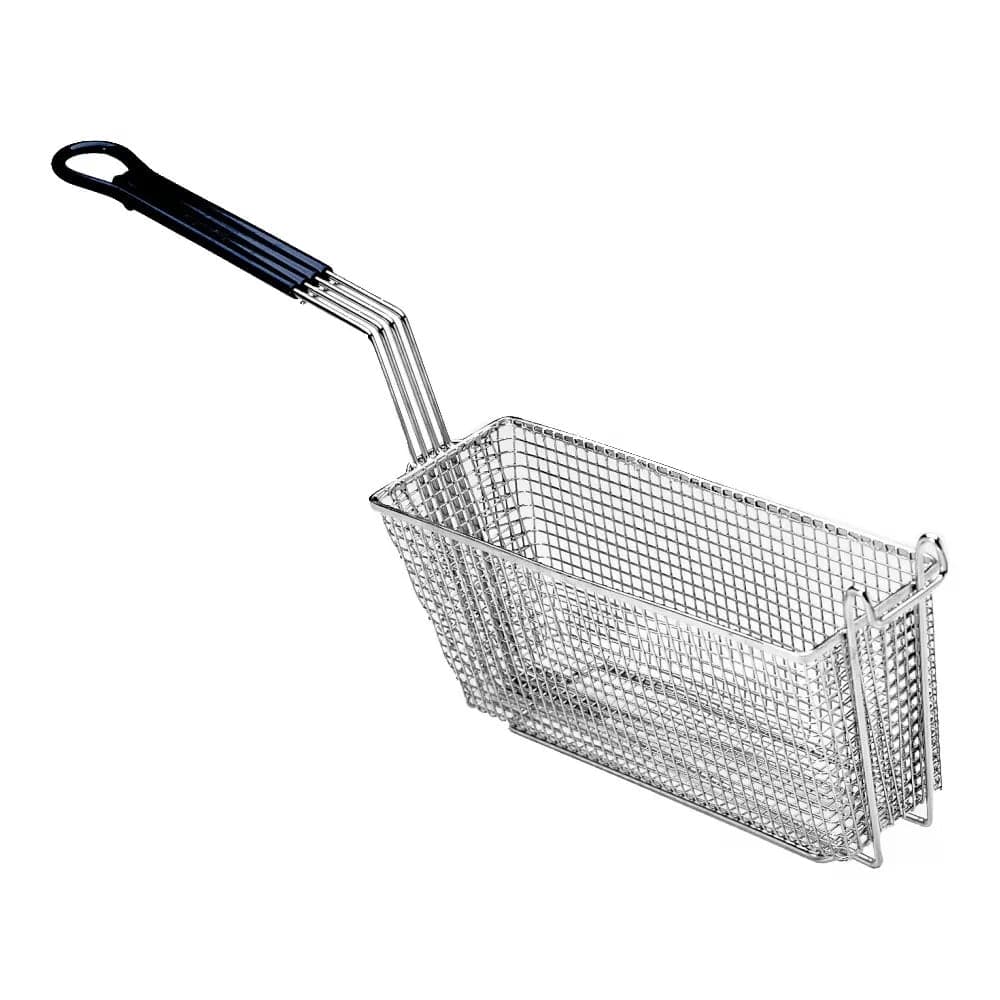 Pitco A4514901 Fryer Basket w/ Uncoated Handle & Front Hook, 13 1/4" x 5 31/50" x 5 3/8"