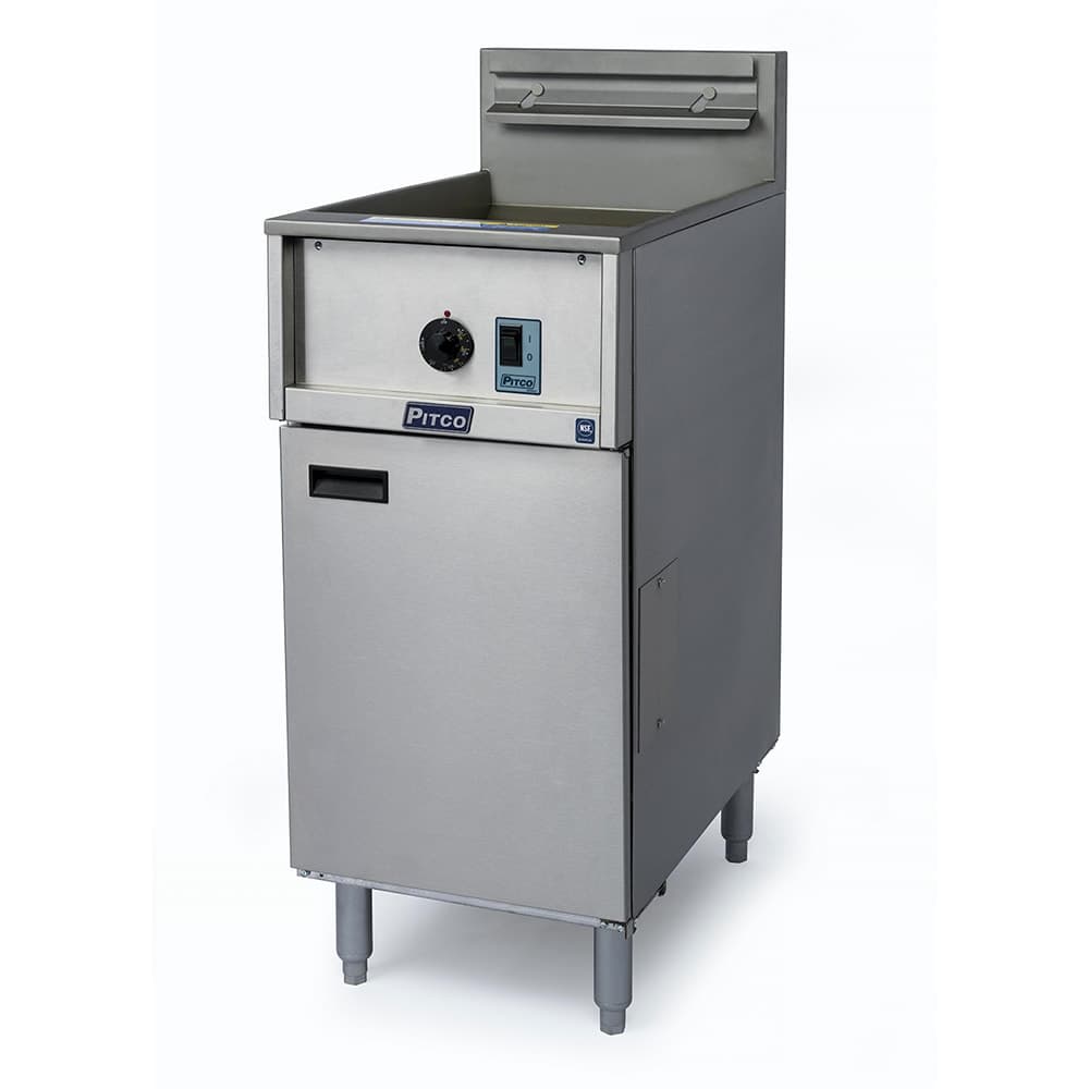 Pitco E35 Electric Fryer - (1) 35 lb Vat, Floor Model, 208v/3ph