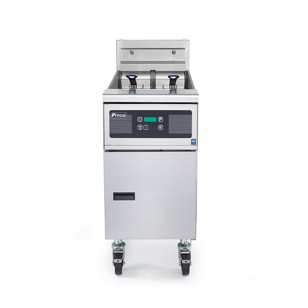 Pitco SE14 Electric Fryer - (1) 50 lb Vat, Floor Model, 208v/3ph