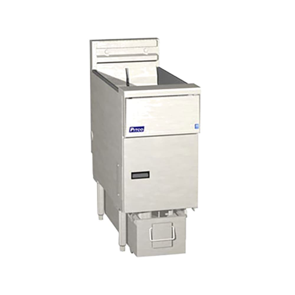 Pitco SE14RS-4FD Electric Fryer - (4) 50 lb Vats, Floor Model, 208v/3ph