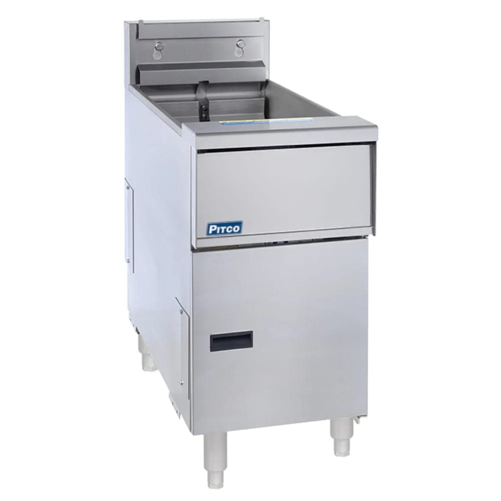 Pitco SE18RS-4FD Electric Fryer - (4) 90 lb Vats, Floor Model, 240v/3ph