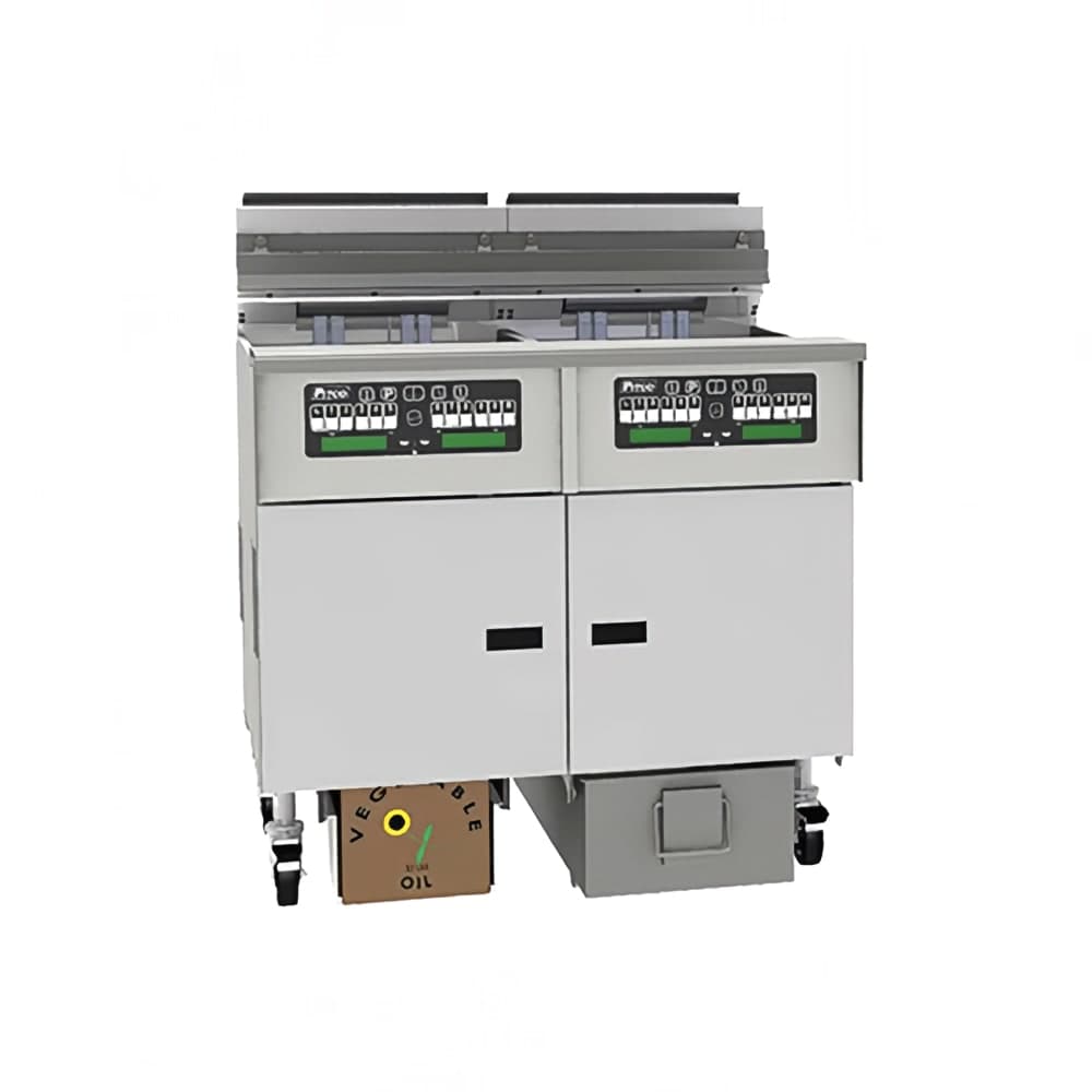 Pitco SELV184X-C/FD Electric Fryer - (1) 40 lb Vat, Floor Model, 208v/3ph