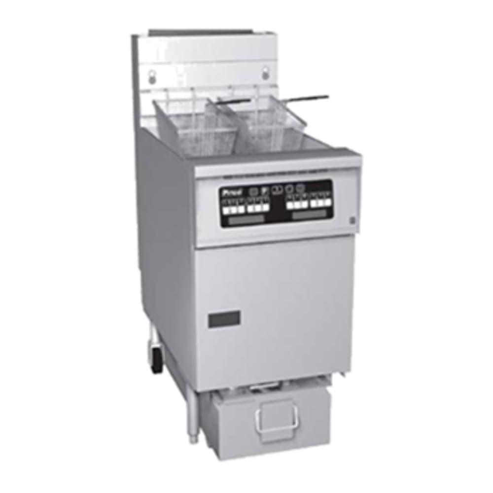 Pitco SG14RS-5FD Gas Fryer - (5) 50 lb Vats, Floor Model, NG