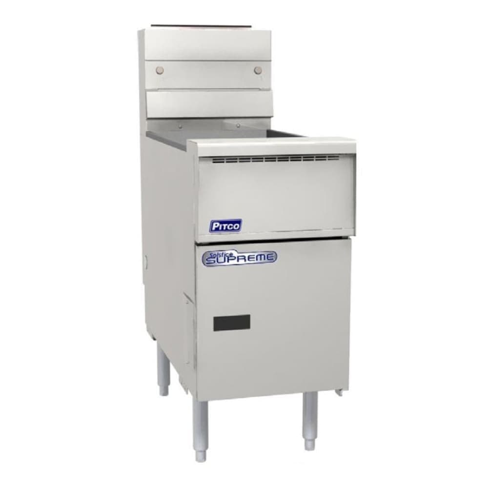 Pitco SSH55R-5FD Gas Fryer - (5) 50 lb Vats, Floor Model, LP