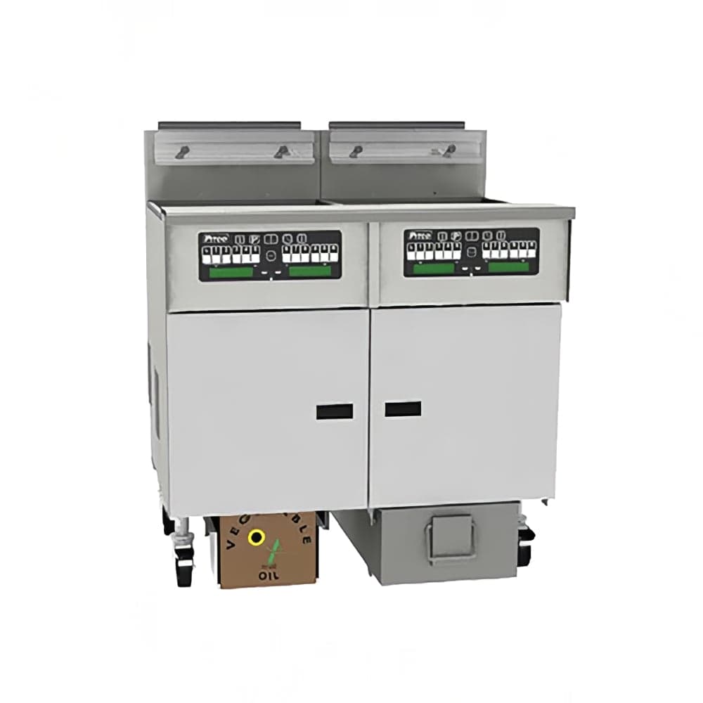 Pitco SSHLV184R-C/FD Gas Fryer - (1) 42 lb Vat, Floor Model, LP