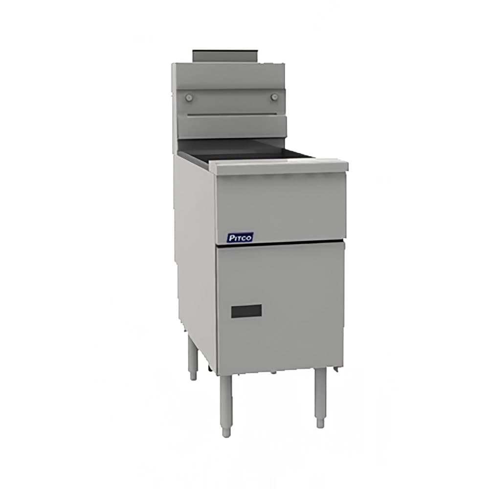 Pitco VF-65S Gas Fryer - (1) 65 lb Vats, Floor Model, Natural Gas