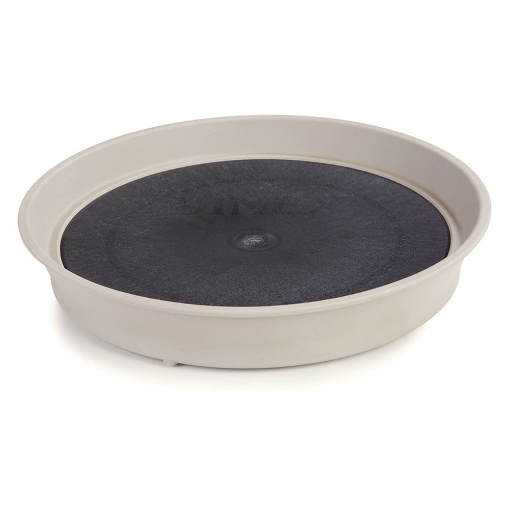 Dinex DX1411031 9 7/10" Round Base for Duratherm™ Induction Charger - Plastic, Latte