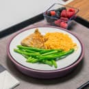 Dinex DX1411061 9 7/10" Round Base for Duratherm™ Induction Charger - Plastic, Cranberry thumbnail 5