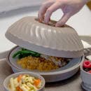 Dinex DX340031 Turnbury Insulated Dome for 9" Plates - Latte thumbnail 5