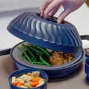 Dinex DX340050 Turnbury Insulated Dome for 9" Plates - Midnight Blue thumbnail 5