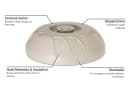 Dinex DX540031 Fenwick Insulated Dome for 9" Plates - Latte thumbnail 6