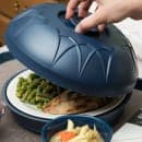 Dinex DX540050 Fenwick Insulated Dome for 9" Plates - Midnight Blue thumbnail 5