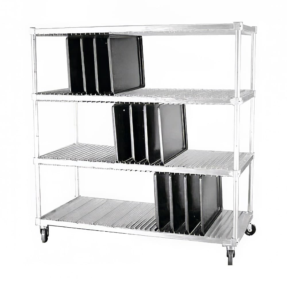 Dinex DXIDTDR3 3 Level Mobile Drying Rack for Trays