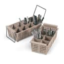 Vollrath 1371 Flatware Basket - 8 Compartment, 16 7/8x8 1/8x5 7/8", Beige thumbnail 2