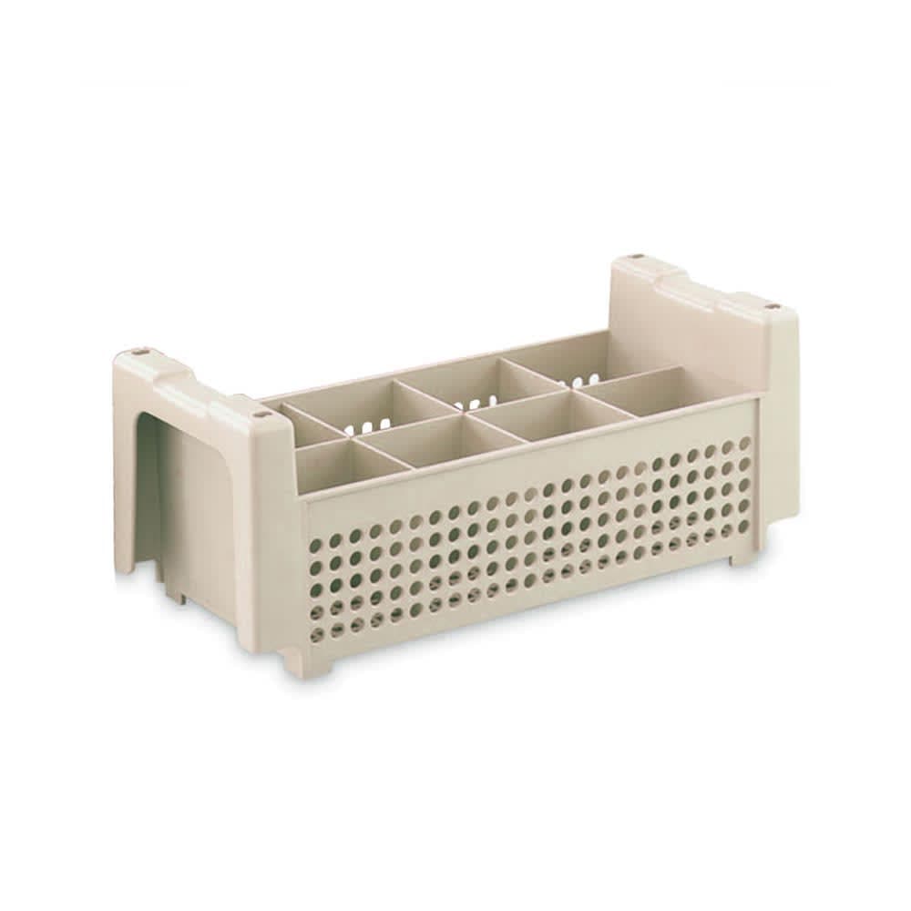 Vollrath 1372 Flatware Basket - 8 Compartment, Handles, 16 7/8x8 1/8x5 7/8", Beige