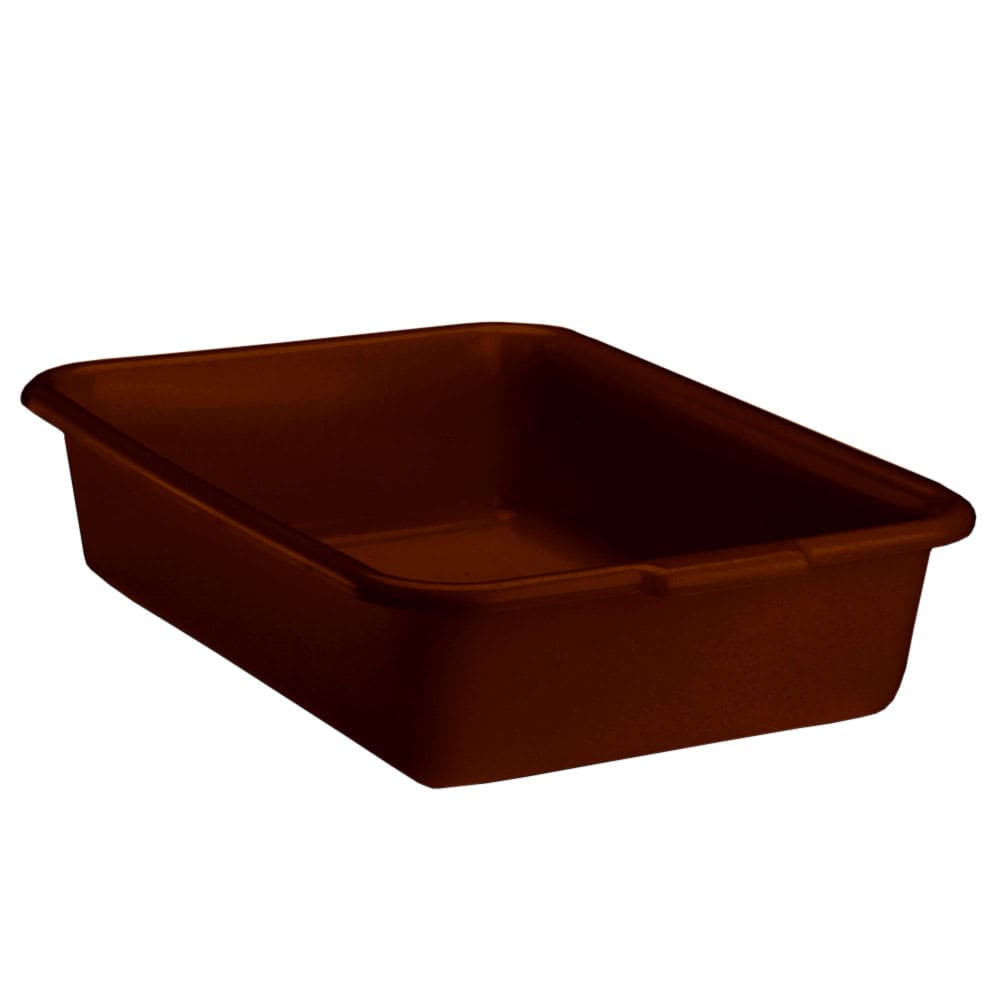 Vollrath 1521-01 Traex® Bus Box - 15 3/5" x 21 3/4" x 5", Chocolate