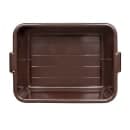Vollrath 1527-01 Traex® Bus Box - 15 1/2" x 21 3/4" x 7", Chocolate thumbnail 3