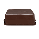 Vollrath 1527-01 Traex® Bus Box - 15 1/2" x 21 3/4" x 7", Chocolate thumbnail 4