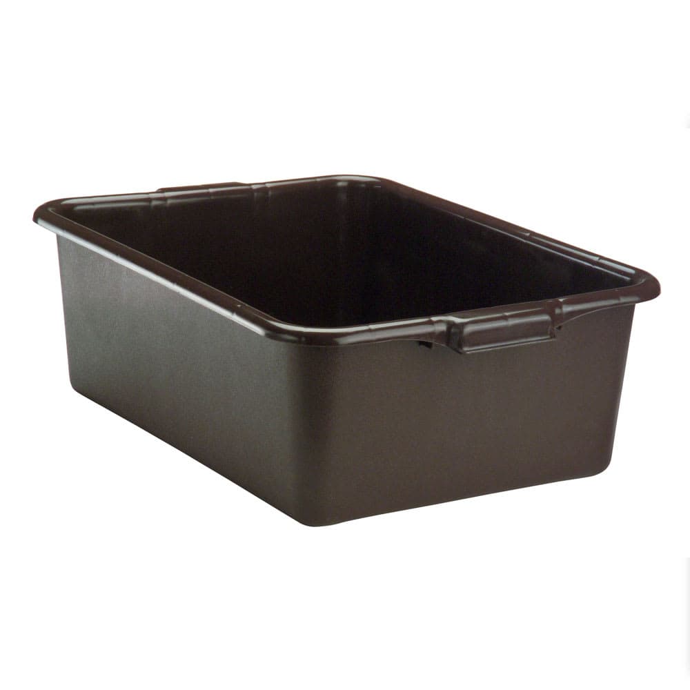 Vollrath 1527B-01 Traex® Bus Box - 15 1/2" x 21 3/4" x 7", Chocolate