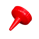 Vollrath 2813-02 Traex Squeeze Dispenser Cap, Red thumbnail 2