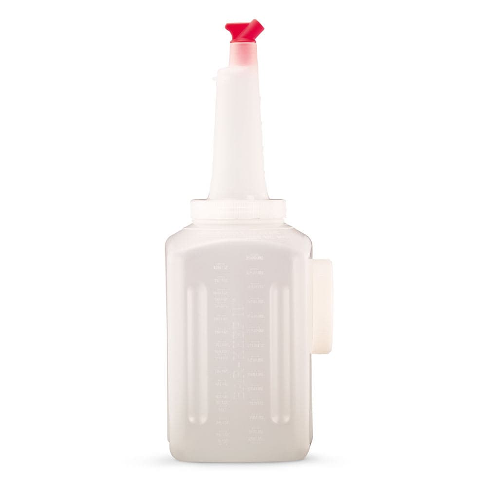 Vollrath 3628 Bar Keep Gallon Jar Pack - 6 Gallon Jars with Neck, Lid, Assorted Color Spouts