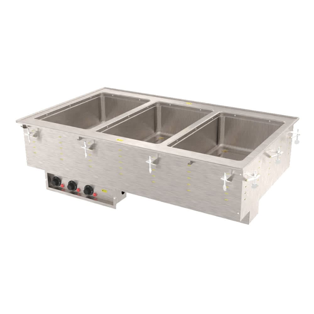 Vollrath 3640451 Drop-In Hot Food Well w/ (3) Full Size Pan Capacity, 120v