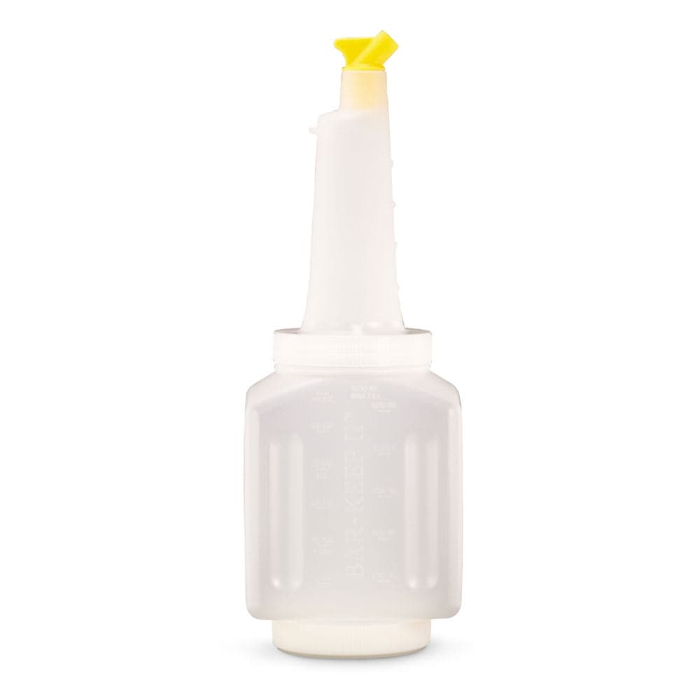 Vollrath 3648 Bar Keep Jar Pack - (6) 48 oz Jars, Assorted Color Spouts