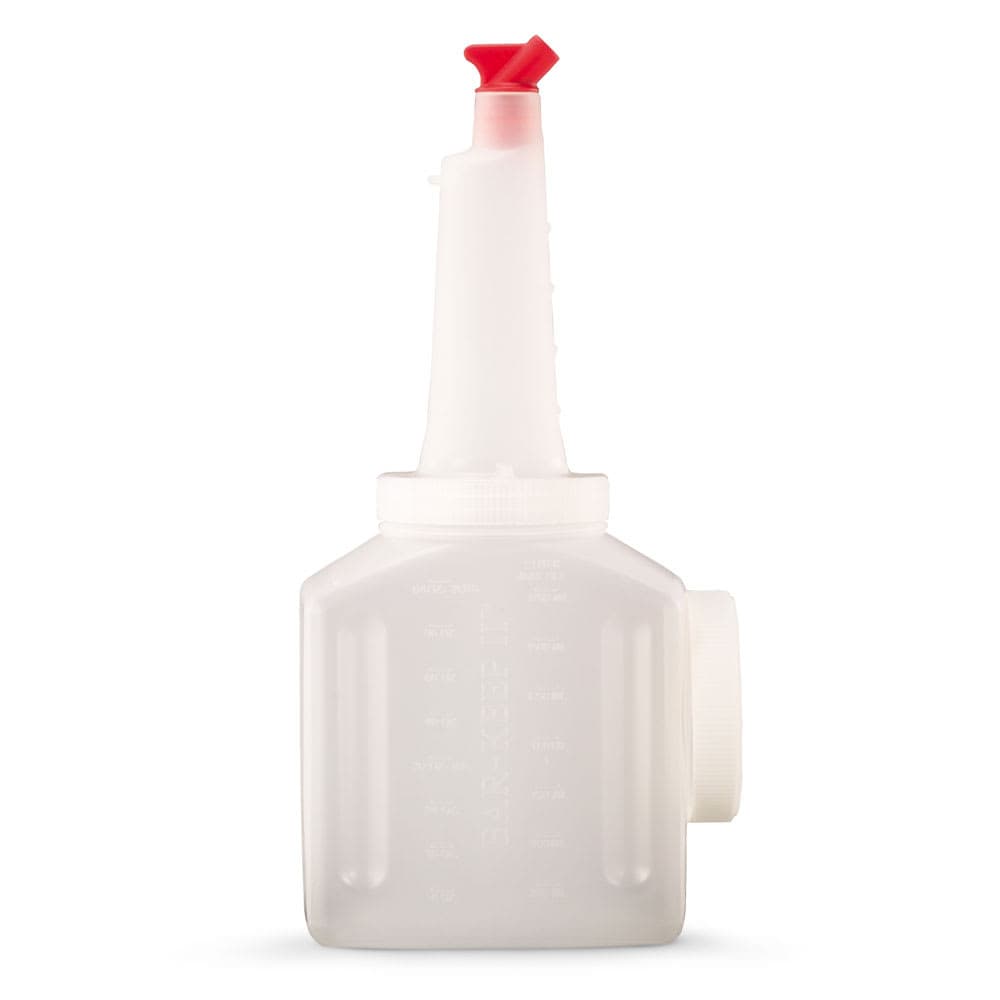 Vollrath 3664 Bar Keep Jar Pack - (6) 1/2 Gal Jars, Assorted Color Spouts