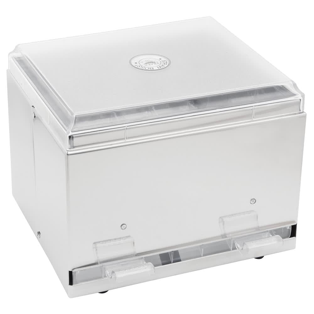 Vollrath 3802-28 Double Sided Straw Dispenser - 500 Capacity, Silver