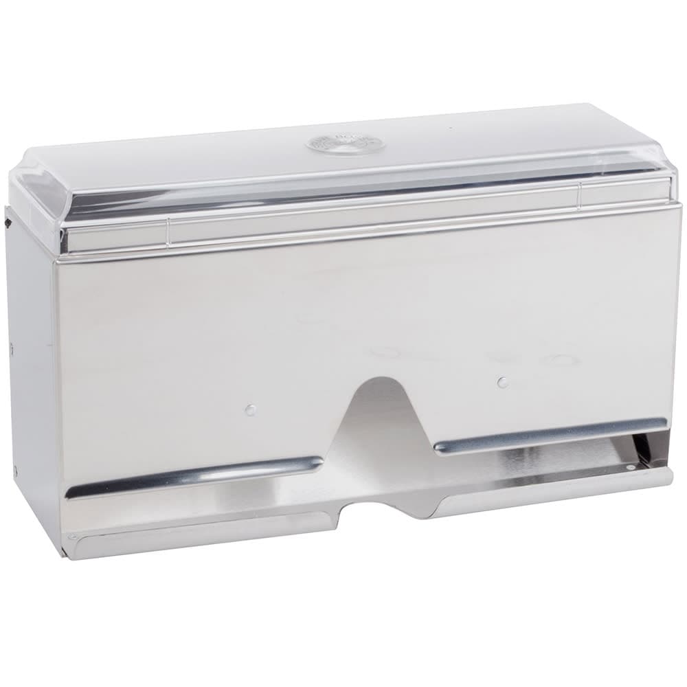 Vollrath 3805-28 Single Sided Straw Dispenser - 200 Capacity, Silver