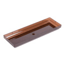 Vollrath 3820L-01 Straw Dispenser Replacement Cover - Translucent Brown thumbnail 3