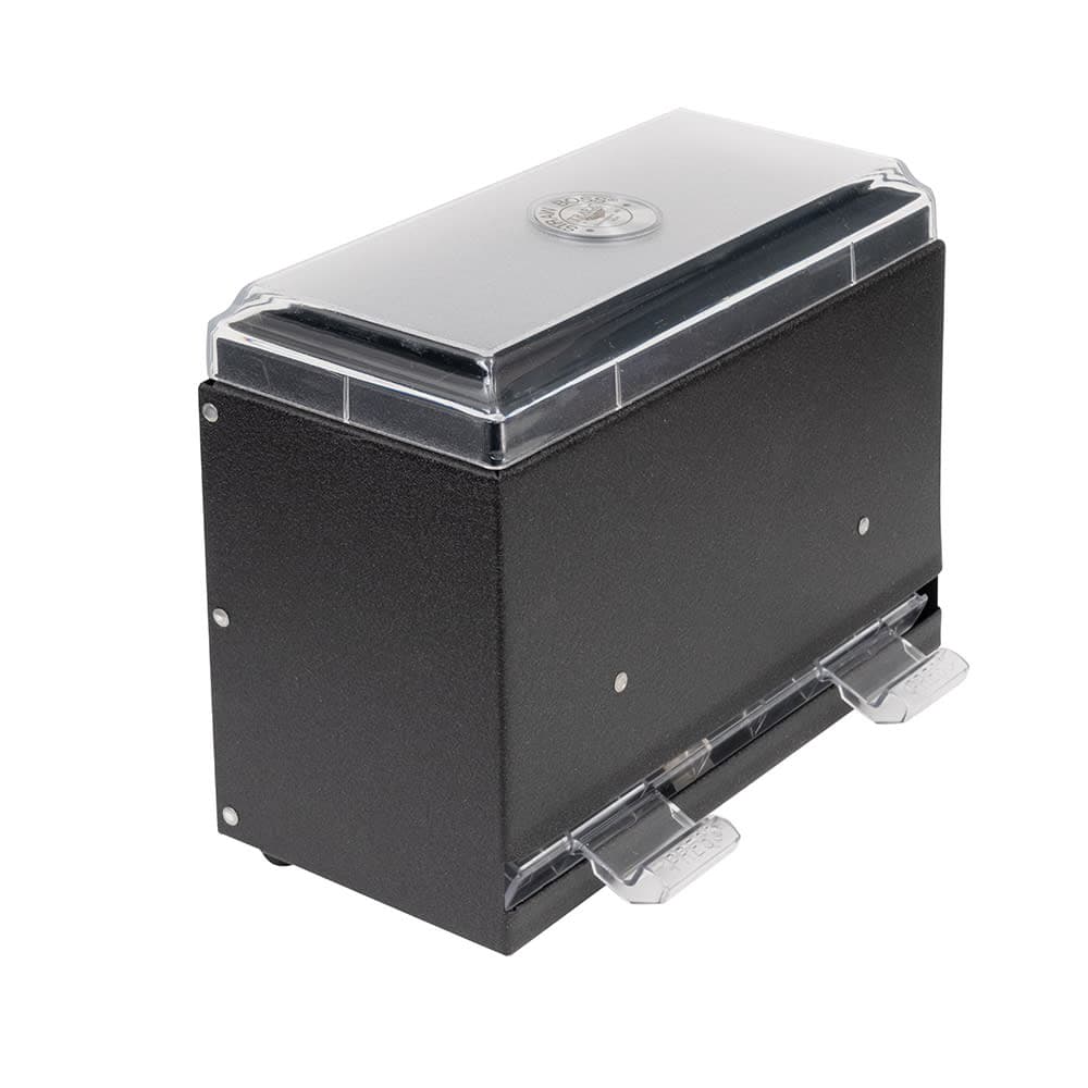 Vollrath 3835-06 Single Sided Straw Dispenser - 250 Capacity, Black