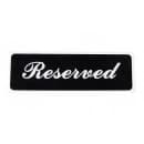 Vollrath 4135 Tabletop Reserved Sign - 3" x 9" thumbnail 2