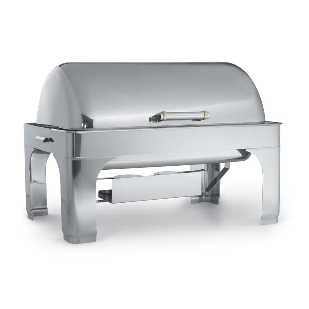 Vollrath 46255 Full Size Chafer w/ Roll-top Lid & Chafing Fuel Heat