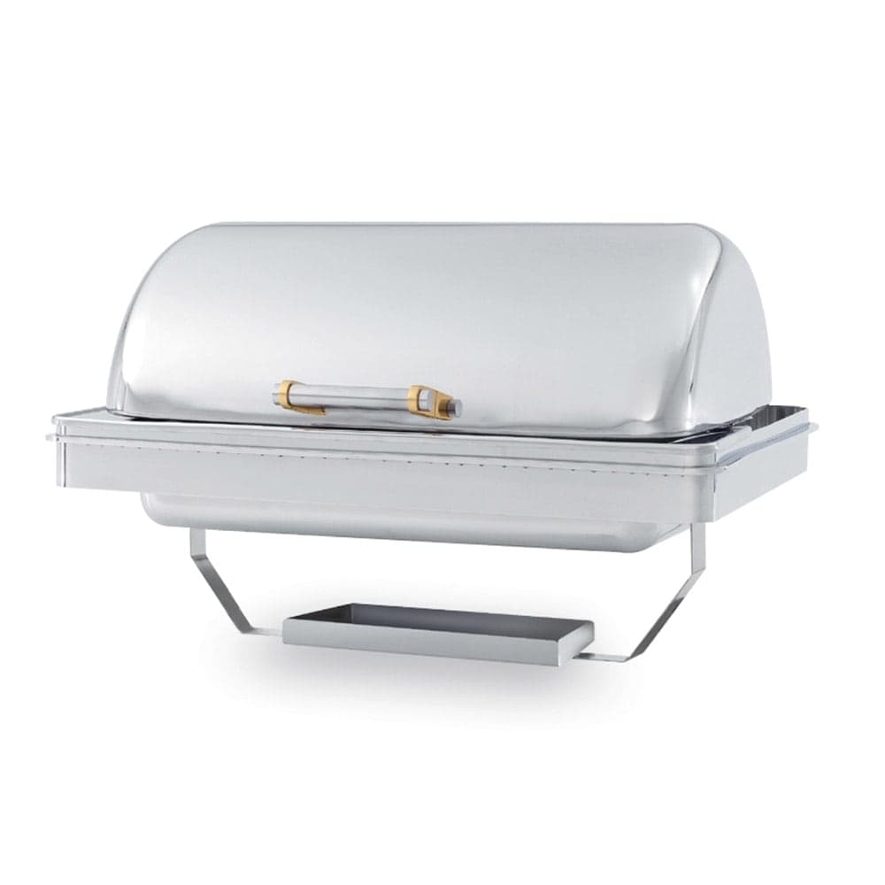 Vollrath 46258 Full Size Chafer w/ Roll-top Lid & Chafing Fuel Heat
