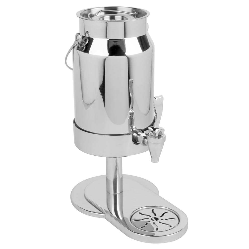 Vollrath 4635110 5 qt Milk Dispenser - Handles, Pedestal Base, Stainless
