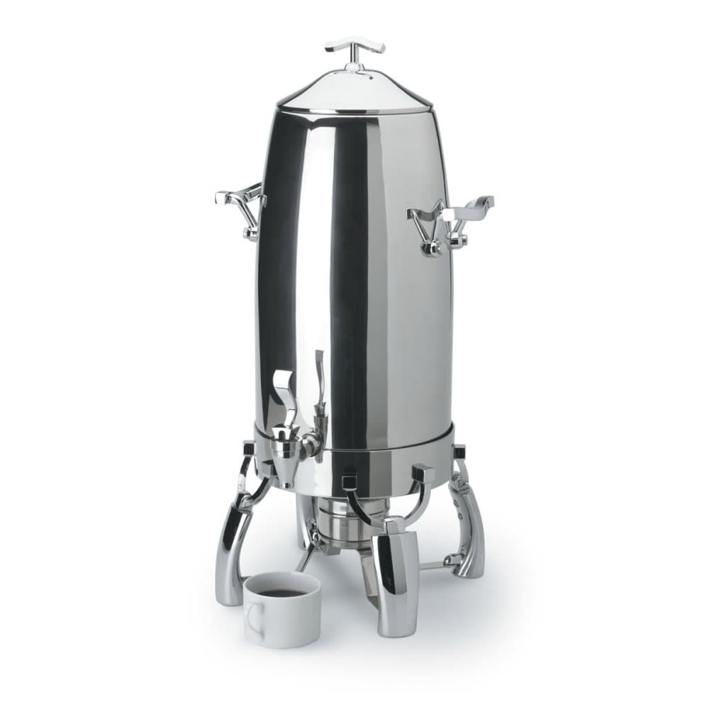 Vollrath 4635510 5 gal Medium Volume Dispenser Coffee Urn w/ 1 Tank, Chafing Fuel