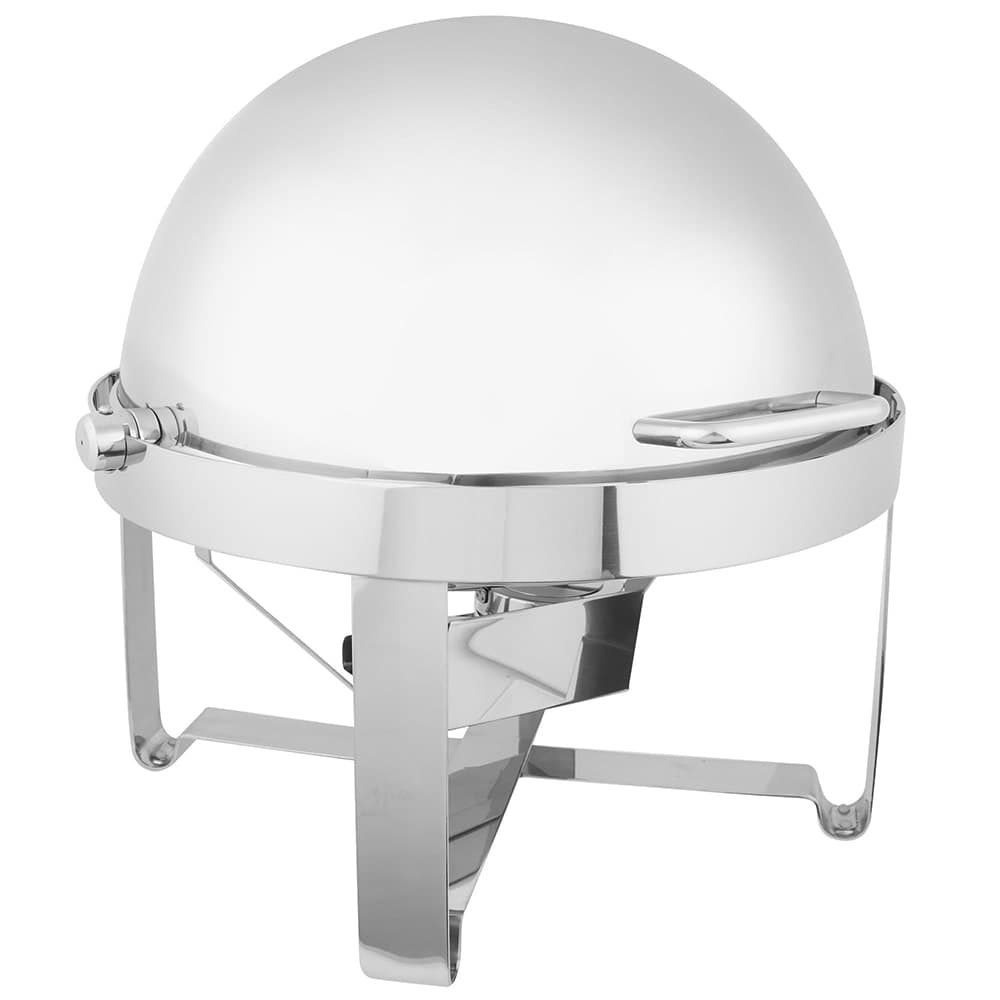 Vollrath 46360 6 qt. Round Chafer w/Roll-top Lid & Chafing Fuel Heat