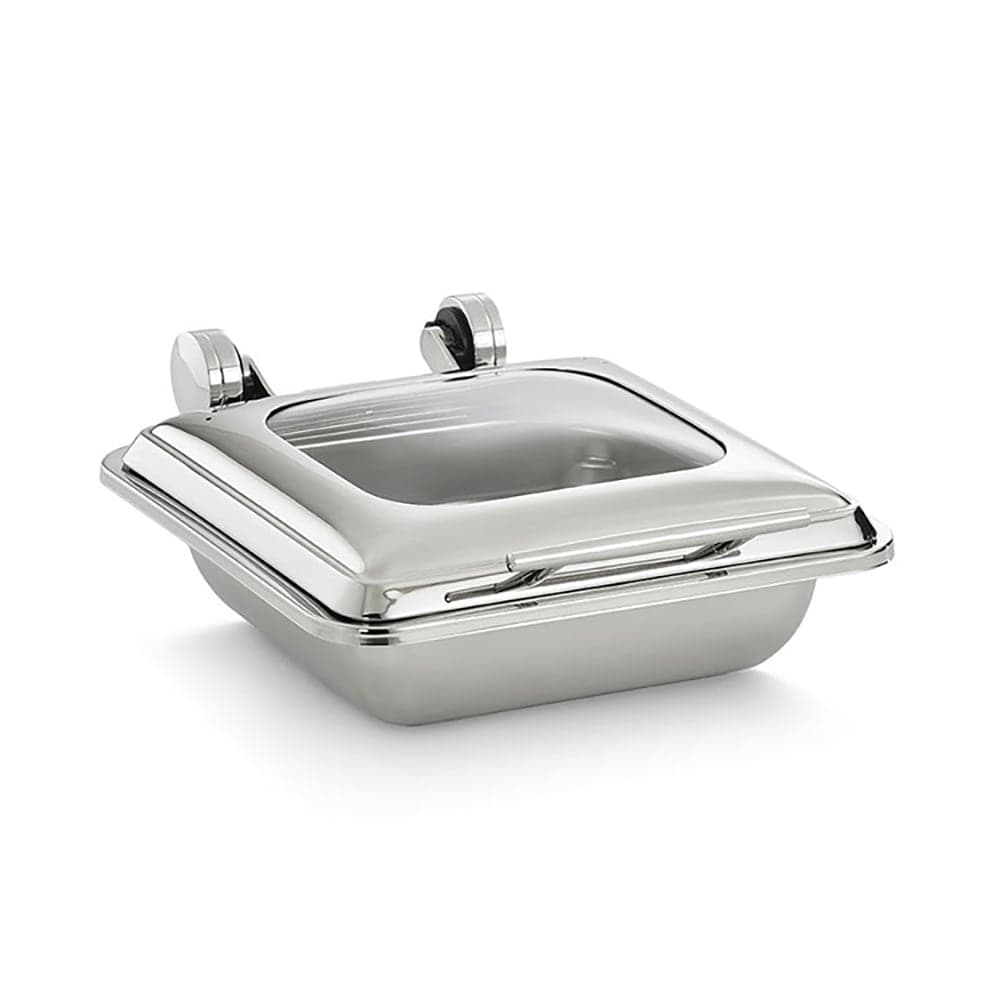 Vollrath 4644020 5 3/5 qt Two Third Size Induction Chafer w/ Glass Lid, Stainless