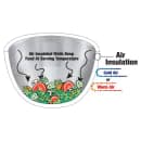 Vollrath 46587 3/4 qt Round Beehive Insulated Bowl - 18 ga Stainless thumbnail 3