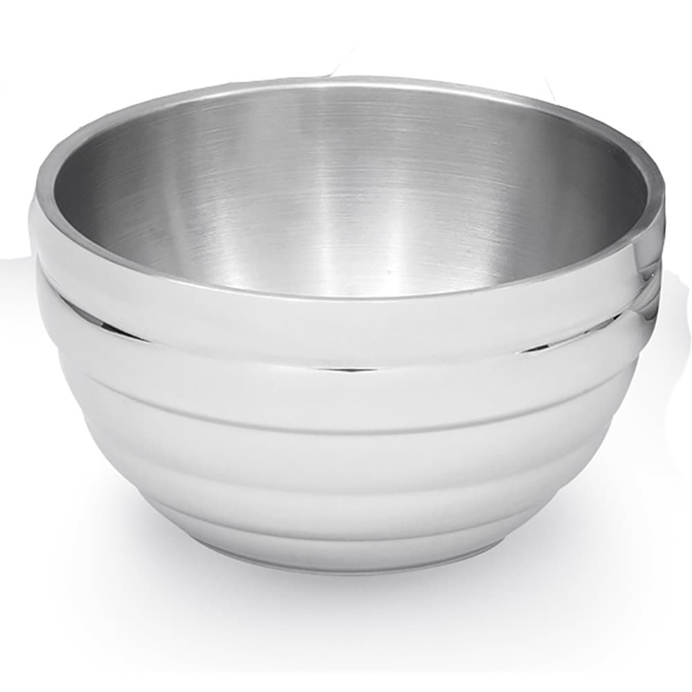Vollrath 46590 1 7/10 qt Round Beehive Insulated Bowl - 18 ga Stainless