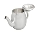 Vollrath 46594 20 oz Coffee Server - Gooseneck, Hollow Handle, Mirror-Finish Stainless thumbnail 2