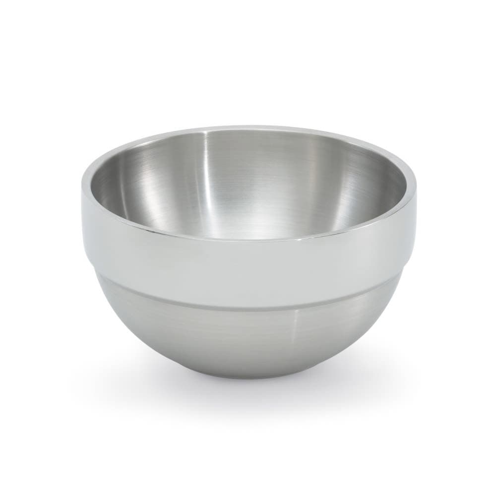 Vollrath 46669 10 1/10 qt Round Insulated Bowl - MirrorFinish Stainless