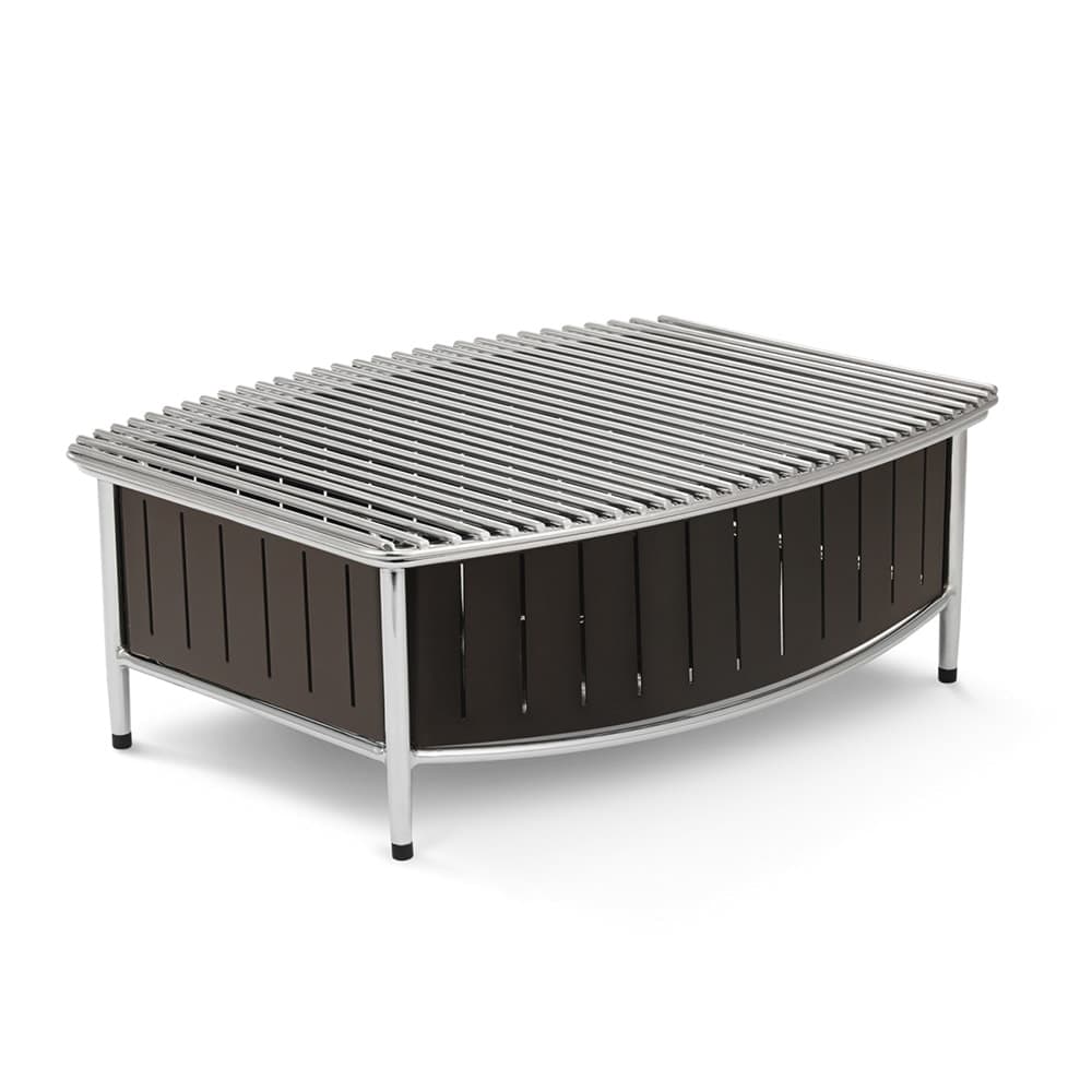 Vollrath 4667575 Large Contoured Buffet Station - 21x16x7 1/2" Black