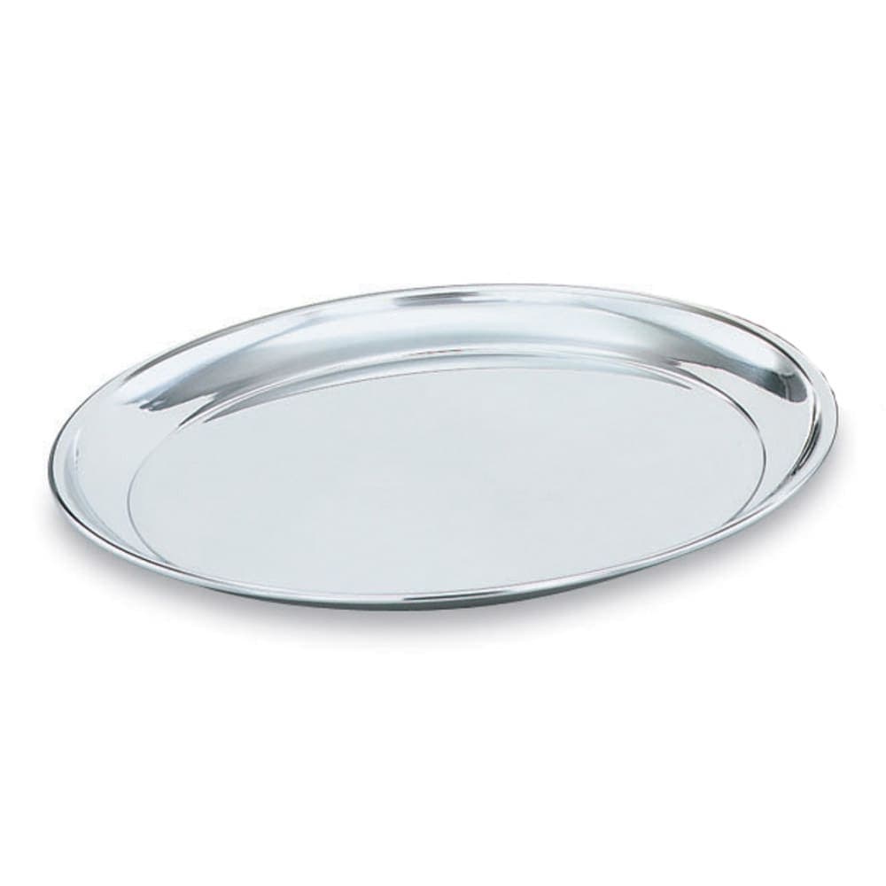Vollrath 47214 13 7/8" Round Serving Tray - Stainless